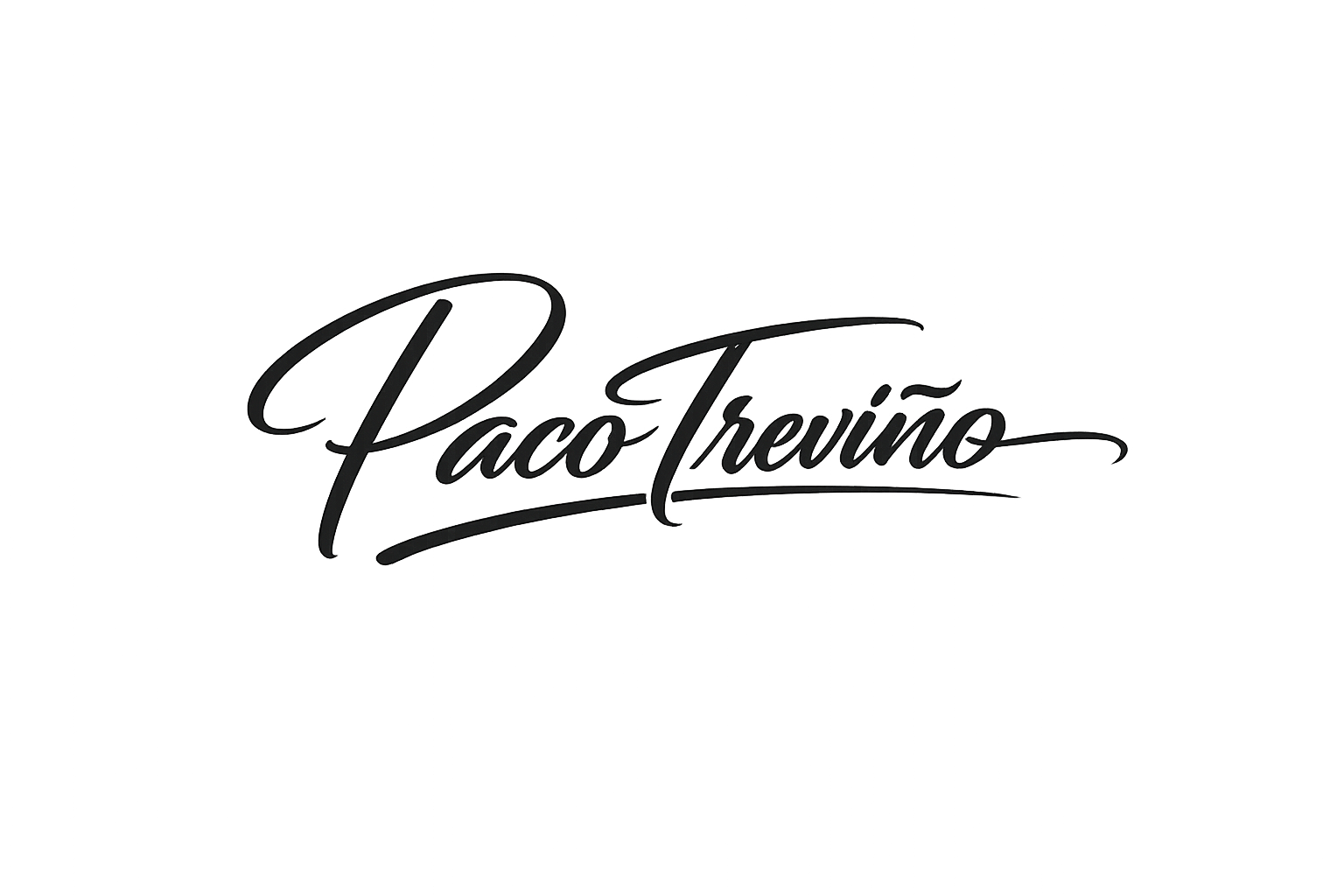 Firma de Paco Treviño Aguirre