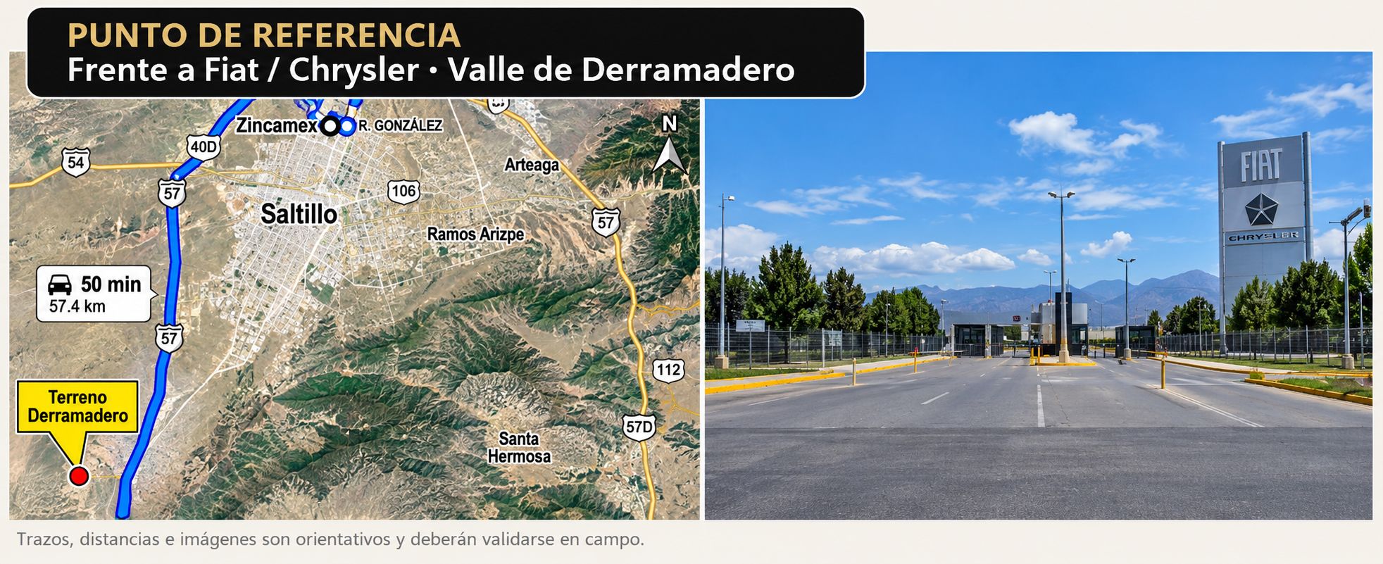 Terreno industrial en venta|Derramadero| Frente  Stellantis -75.9 ha